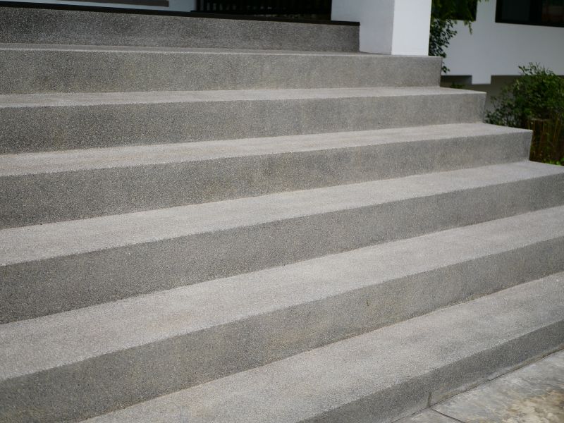 Repaired Stairs with Smooth Finish