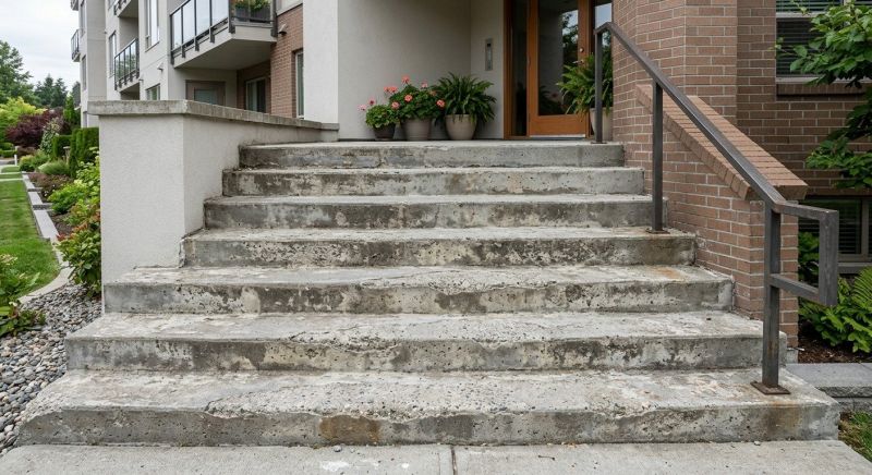 Concrete Stairs Resurfacing in Miami Dade County, FL